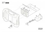 Bosch 3 603 JB1 000 Pra 10,8 Li Power Radio Box 10.8 V / Eu Spare Parts